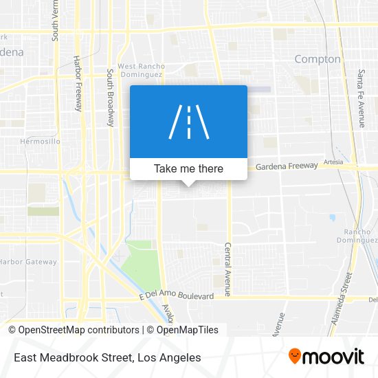 East Meadbrook Street map