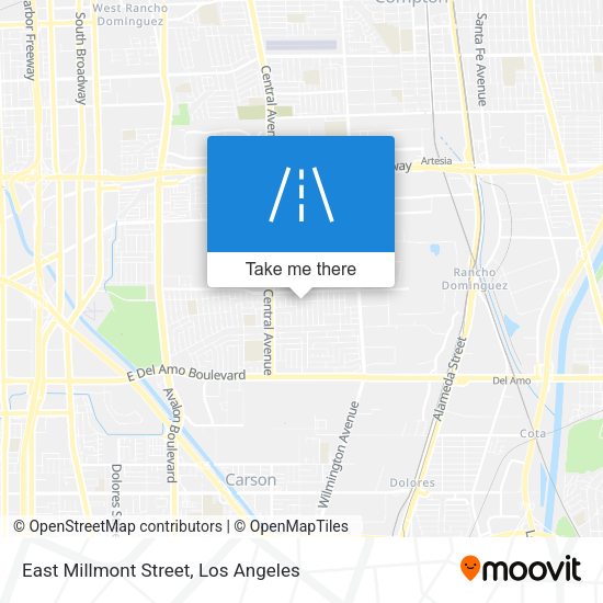 East Millmont Street map