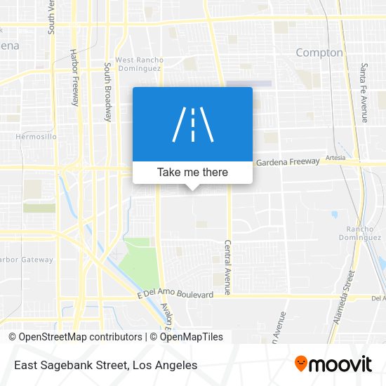 East Sagebank Street map