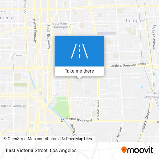 Mapa de East Victoria Street