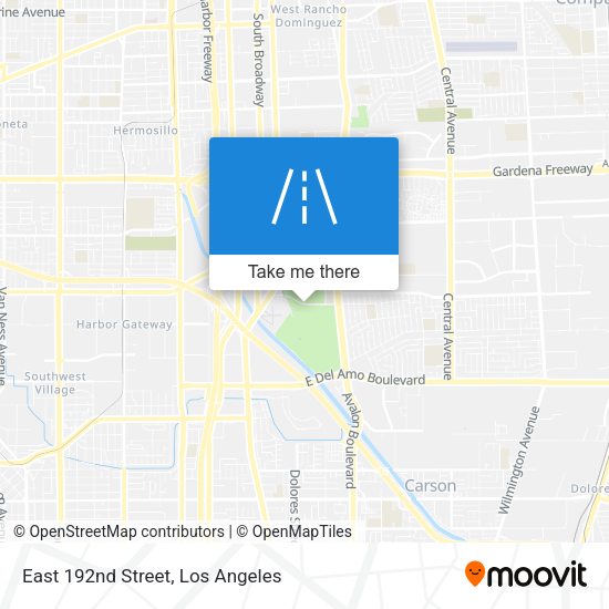Mapa de East 192nd Street