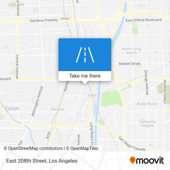 Mapa de East 208th Street