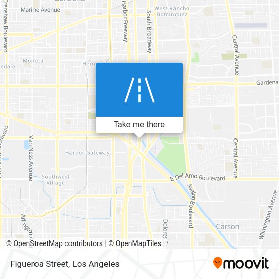 Mapa de Figueroa Street