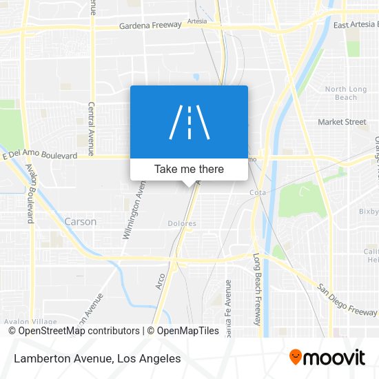 Lamberton Avenue map