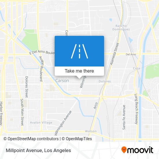 Mapa de Millpoint Avenue