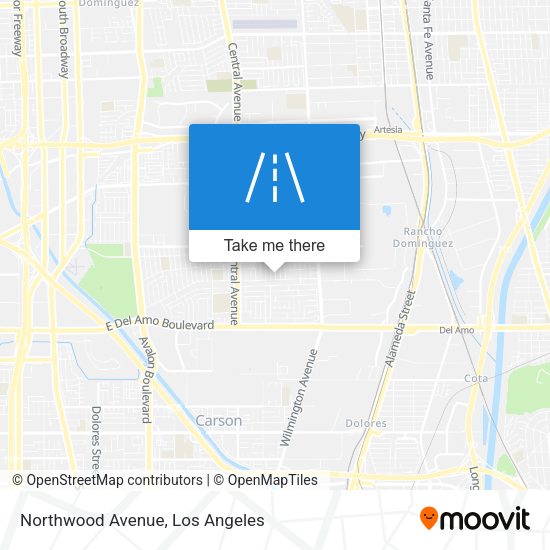 Mapa de Northwood Avenue