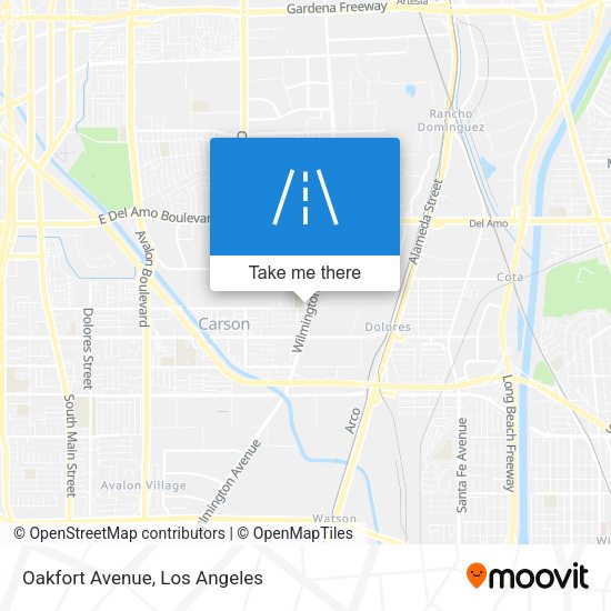 Mapa de Oakfort Avenue