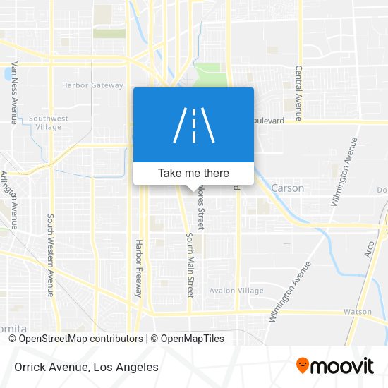 Mapa de Orrick Avenue
