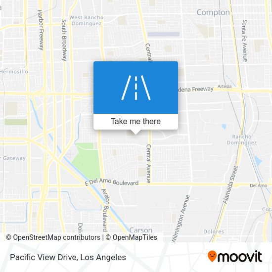 Mapa de Pacific View Drive