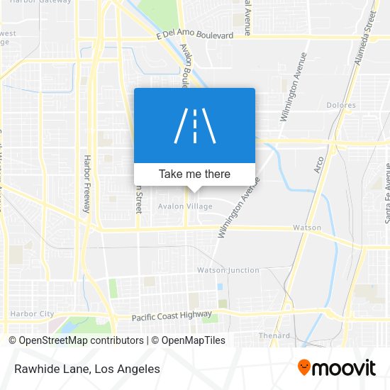 Mapa de Rawhide Lane