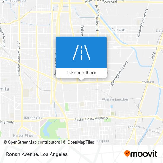 Mapa de Ronan Avenue