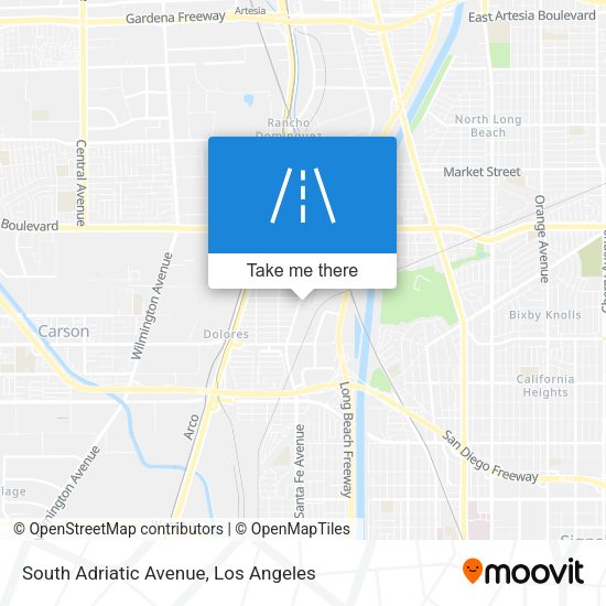 South Adriatic Avenue map