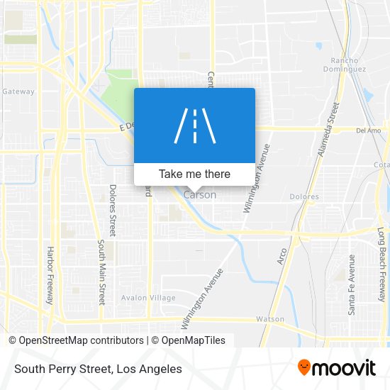 Mapa de South Perry Street