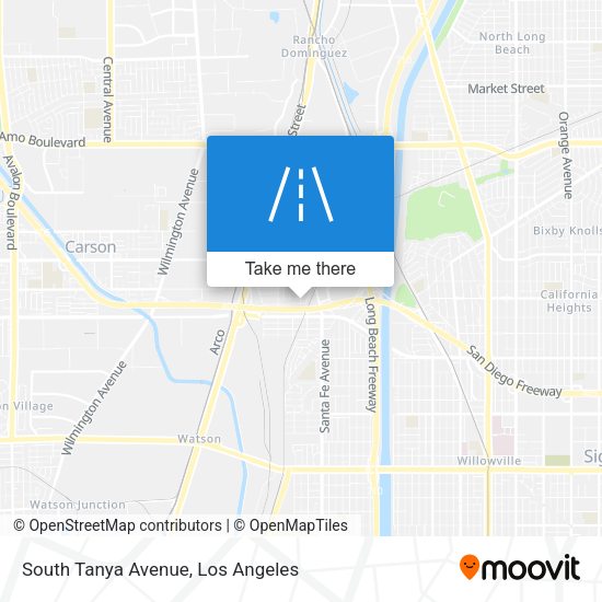 Mapa de South Tanya Avenue