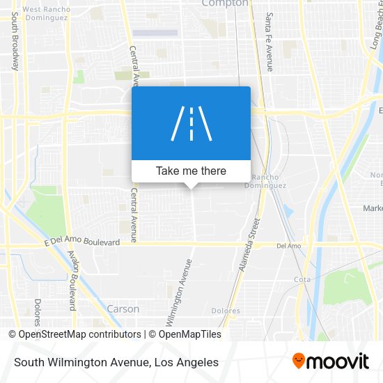 South Wilmington Avenue map