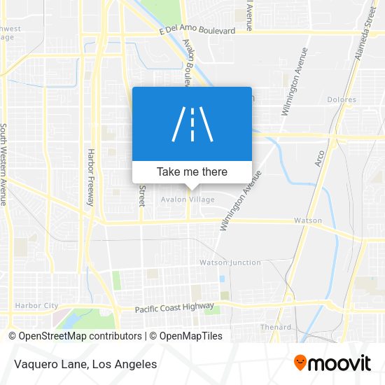 Mapa de Vaquero Lane