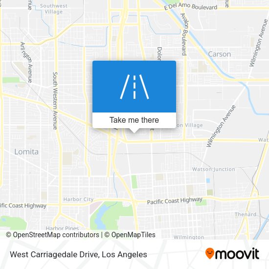 West Carriagedale Drive map