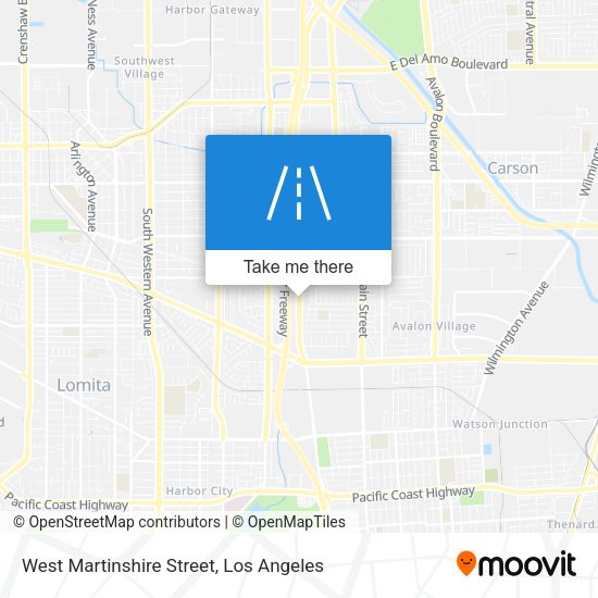 Mapa de West Martinshire Street