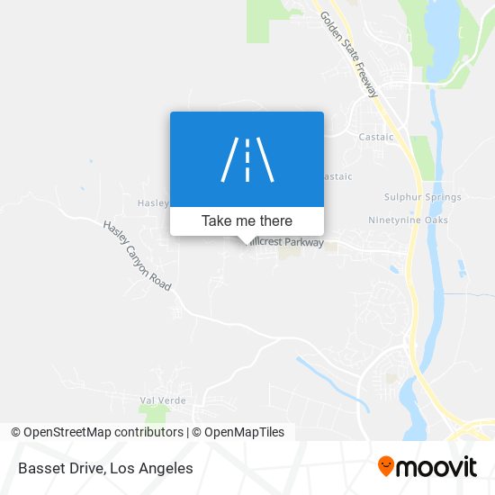 Basset Drive map