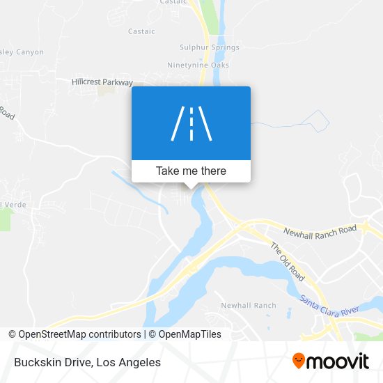 Mapa de Buckskin Drive