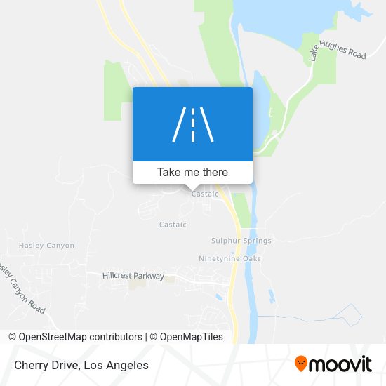 Mapa de Cherry Drive
