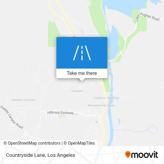 Countryside Lane map