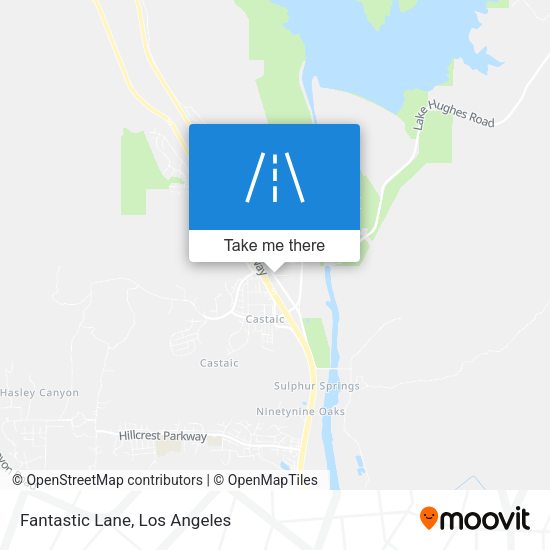 Mapa de Fantastic Lane