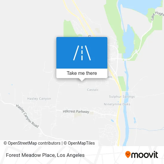 Forest Meadow Place map