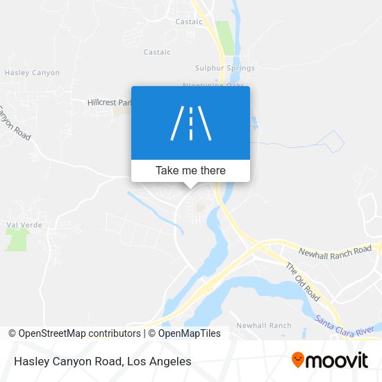 Mapa de Hasley Canyon Road