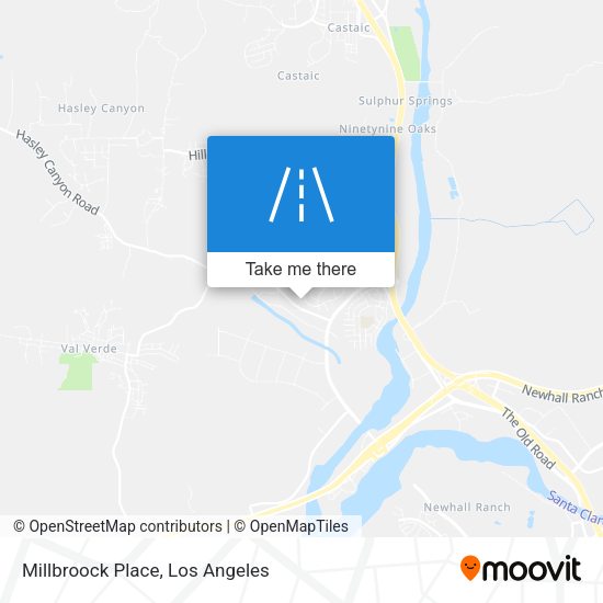 Millbroock Place map