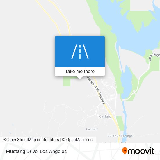 Mustang Drive map