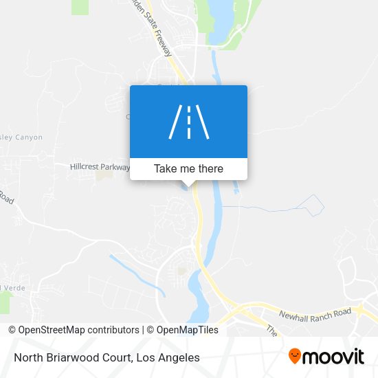 North Briarwood Court map