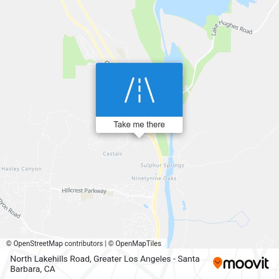 North Lakehills Road map