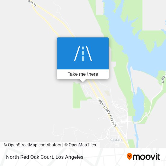 Mapa de North Red Oak Court