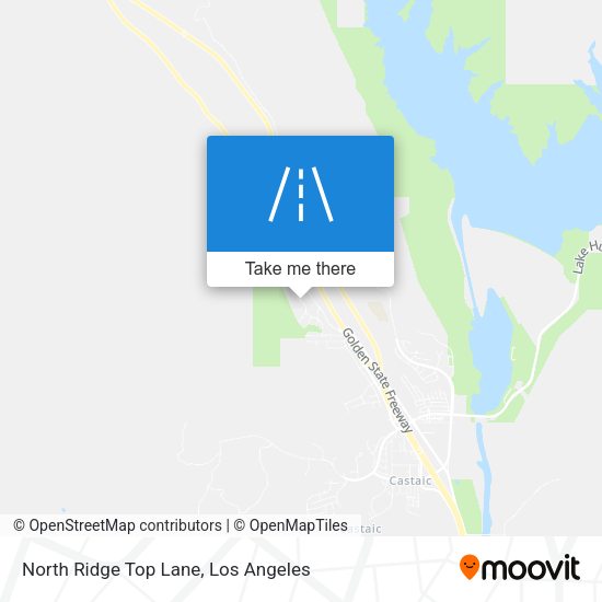 North Ridge Top Lane map