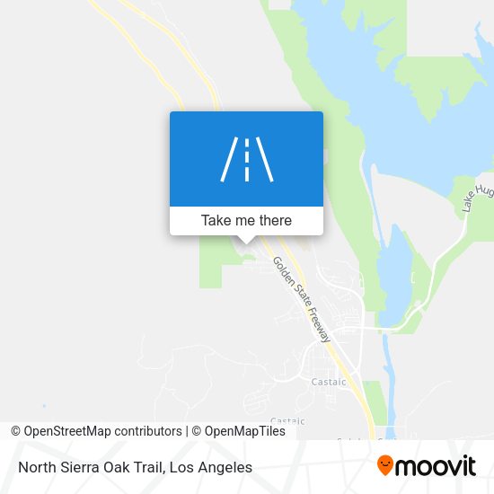 North Sierra Oak Trail map
