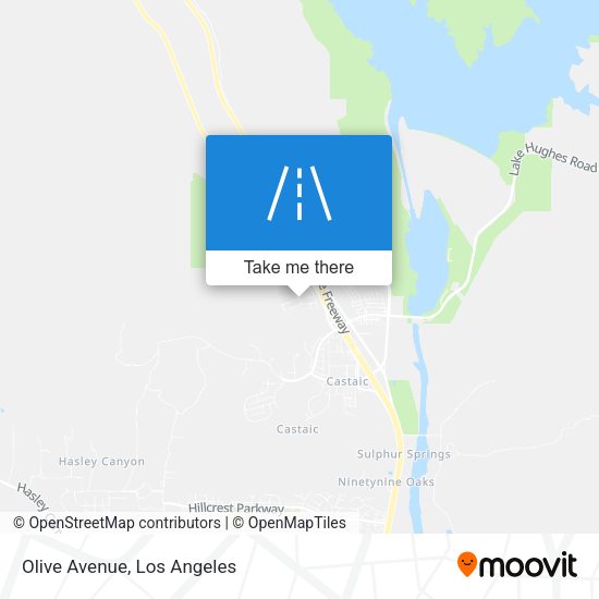 Mapa de Olive Avenue