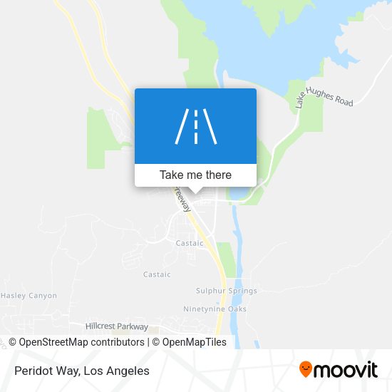 Mapa de Peridot Way