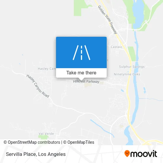 Servilla Place map