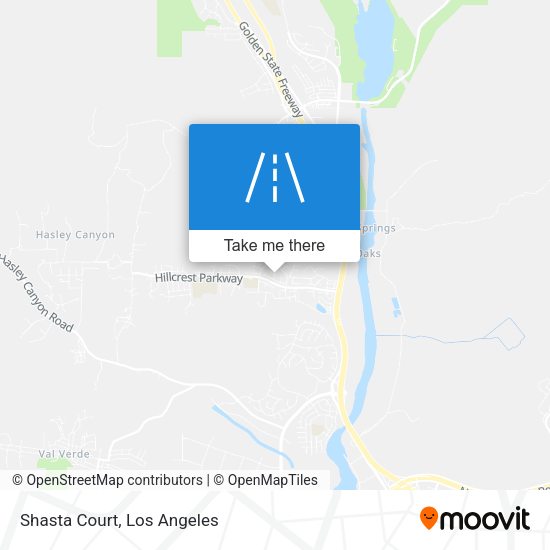 Mapa de Shasta Court