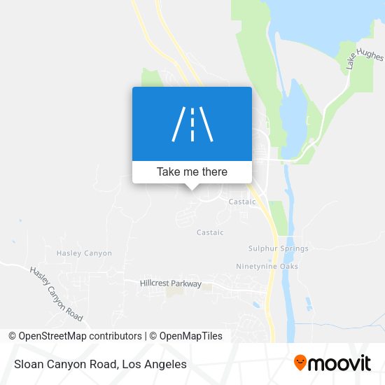 Mapa de Sloan Canyon Road