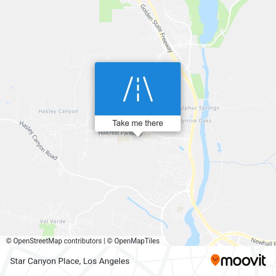 Star Canyon Place map