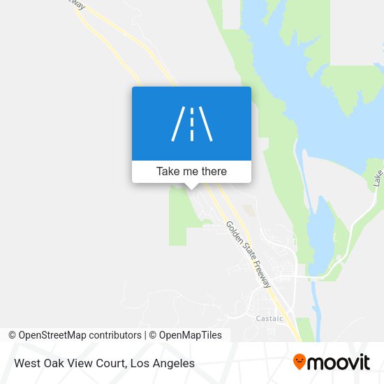 Mapa de West Oak View Court