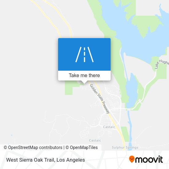 West Sierra Oak Trail map