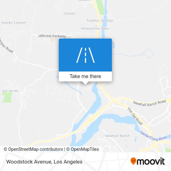 Woodstock Avenue map