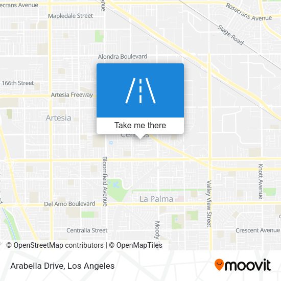 Mapa de Arabella Drive