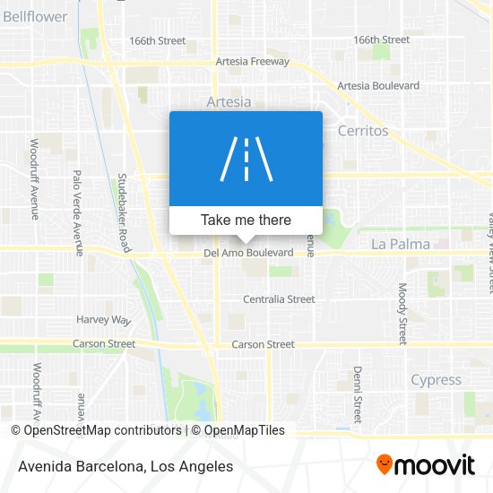 Avenida Barcelona map