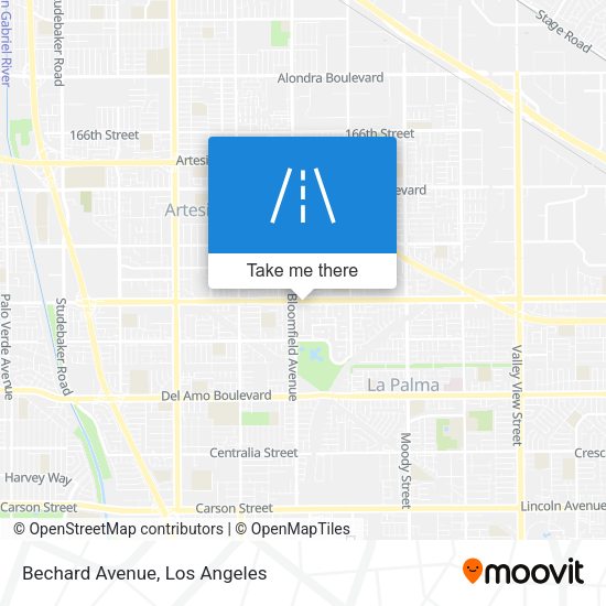 Mapa de Bechard Avenue