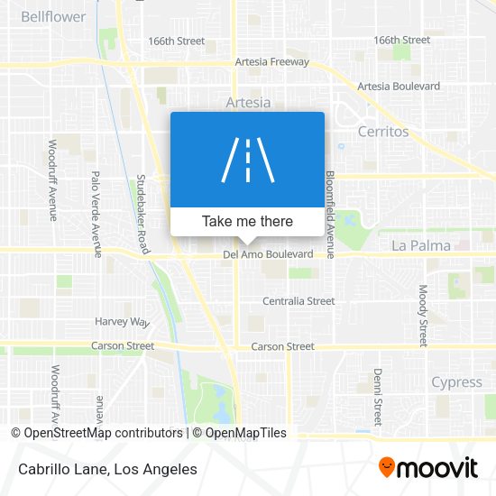 Mapa de Cabrillo Lane