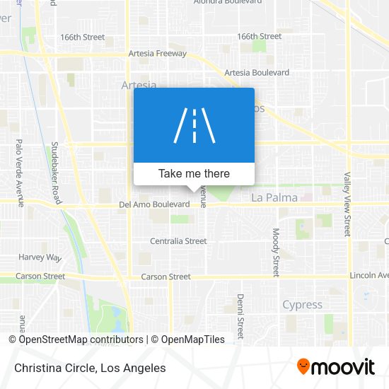 Christina Circle map